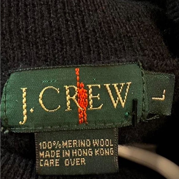 J. Crew Black Turtleneck Sweater - Slim Cozy Knit - Picture 4 of 4